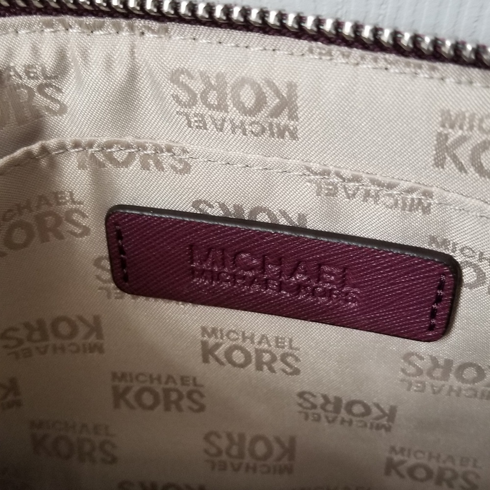 SOLD! Michael Kors wristlet - Plum - Picture 3 of 4